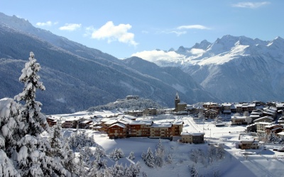 village aussois hiver